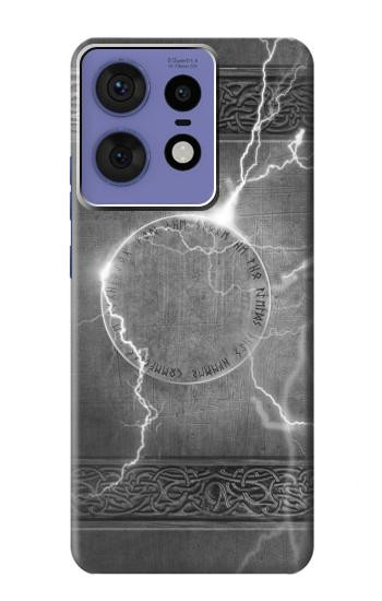 W2533 Thor Thunder Strike Hammer Case Cover Custodia e Flip Case per Motorola Edge 50 Pro