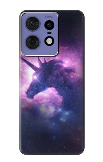 W3538 Unicorn Galaxy Case Cover Custodia e Flip Case per Motorola Edge 50 Pro