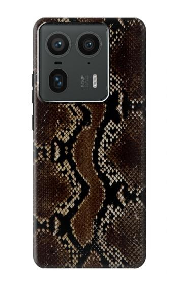 W0553 Snake Skin Case Cover Custodia e Flip Case per Motorola Edge 50 Ultra