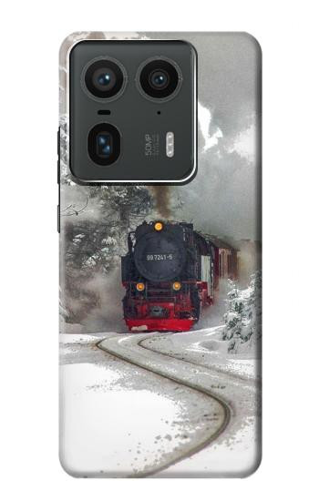W1509 Steam Train Case Cover Custodia e Flip Case per Motorola Edge 50 Ultra
