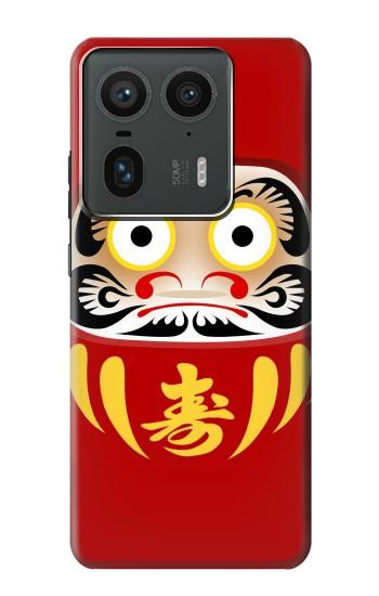 W3045 Japan Good Luck Daruma Doll Case Cover Custodia e Flip Case per Motorola Edge 50 Ultra