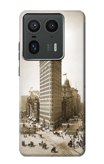 W3046 Old New York Flatiron Building Case Cover Custodia e Flip Case per Motorola Edge 50 Ultra