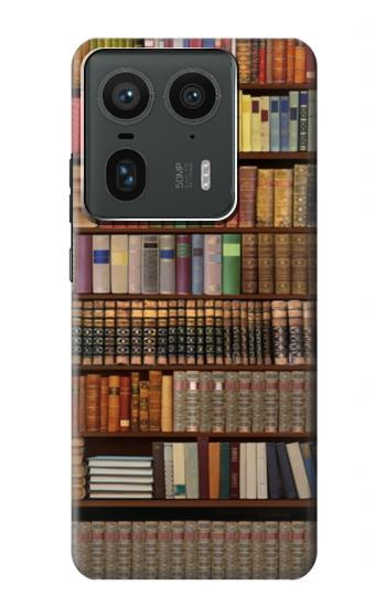 W3154 Bookshelf Case Cover Custodia e Flip Case per Motorola Edge 50 Ultra