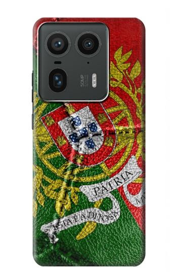 W3300 Portugal Flag Vintage Football Graphic Case Cover Custodia e Flip Case per Motorola Edge 50 Ultra