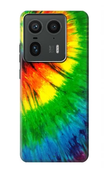 W3422 Tie Dye Case Cover Custodia e Flip Case per Motorola Edge 50 Ultra