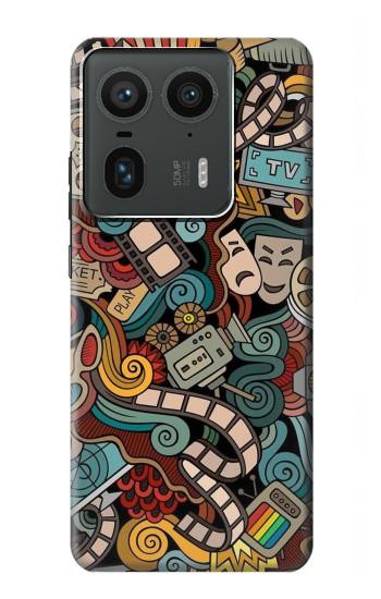 W3480 Movie Acting Entertainment Case Cover Custodia e Flip Case per Motorola Edge 50 Ultra W3480 Movie Acting Entertainment Case Cover Custodia e Flip Case per Motorola Edge 50 Ultra