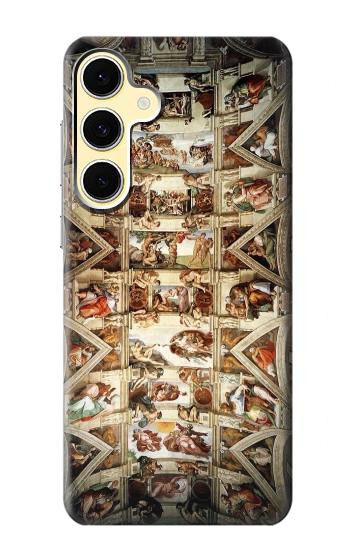 W0177 Michelangelo Chapel ceiling Case Cover Custodia e Flip Case per Samsung Galaxy S24 FE W0177 Michelangelo Chapel ceiling Case Cover Custodia e Flip Case per Samsung Galaxy S24 FE