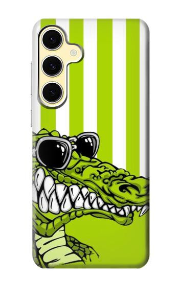 W2323 Funny Green Alligator Crocodile Case Cover Custodia e Flip Case per Samsung Galaxy S24 FE W2323 Funny Green Alligator Crocodile Case Cover Custodia e Flip Case per Samsung Galaxy S24 FE