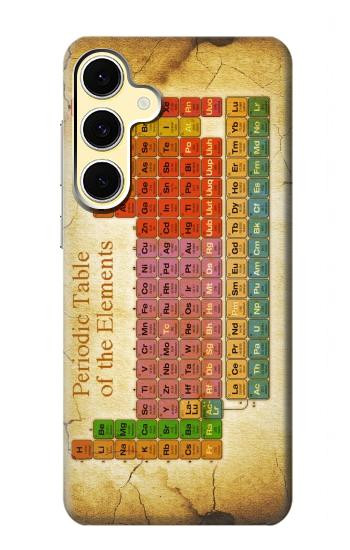 W2934 Vintage Periodic Table of Elements Case Cover Custodia e Flip Case per Samsung Galaxy S24 FE