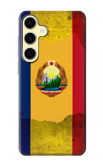 W3021 Romania Flag Case Cover Custodia e Flip Case per Samsung Galaxy S24 FE
