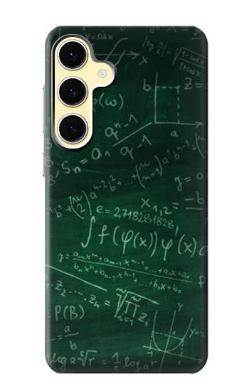 W3190 Math Formula Greenboard Case Cover Custodia e Flip Case per Samsung Galaxy S24 FE