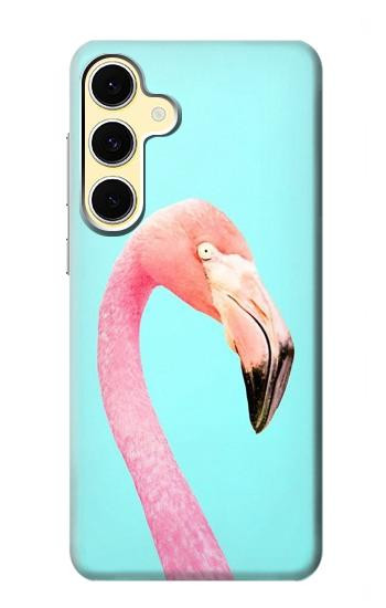 W3708 Pink Flamingo Case Cover Custodia e Flip Case per Samsung Galaxy S24 FE