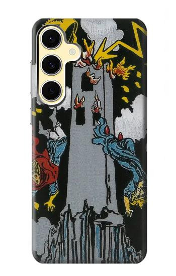 W3745 Tarot Card The Tower Case Cover Custodia e Flip Case per Samsung Galaxy S24 FE