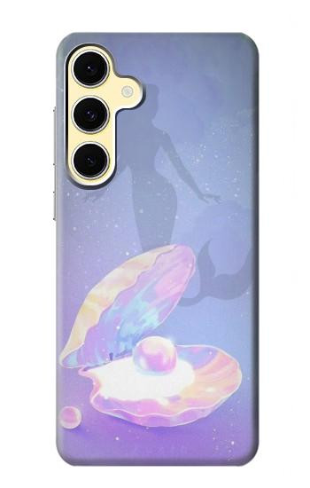 W3823 Beauty Pearl Mermaid Case Cover Custodia e Flip Case per Samsung Galaxy S24 FE