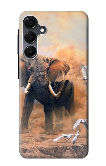 W1292 Dusty Elephant Egrets Case Cover Custodia e Flip Case per Samsung Galaxy A16 5G