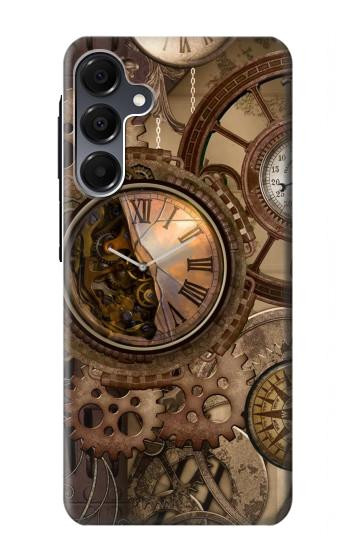 W3927 Compass Clock Gage Steampunk Case Cover Custodia e Flip Case per Samsung Galaxy A16 5G