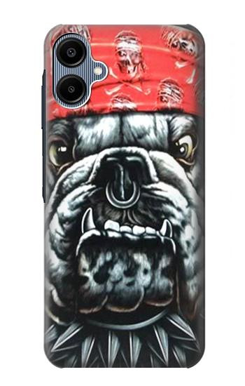W0100 Bulldog American Football Case Cover Custodia e Flip Case per Samsung Galaxy A06
