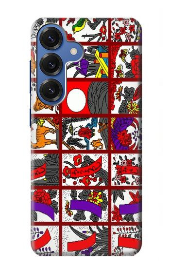 W1923 Hanafuda Japanese Flower Card Case Cover Custodia e Flip Case per Samsung Galaxy S25 W1923 Hanafuda Japanese Flower Card Case Cover Custodia e Flip Case per Samsung Galaxy S25