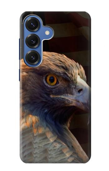 W3376 Eagle American Flag Case Cover Custodia e Flip Case per Samsung Galaxy S25