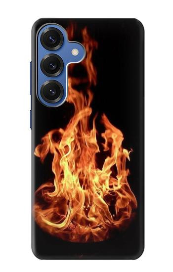 W3379 Fire Frame Case Cover Custodia e Flip Case per Samsung Galaxy S25