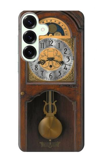 W3173 Grandfather Clock Antique Wall Clock Case Cover Custodia e Flip Case per Samsung Galaxy S25 Plus