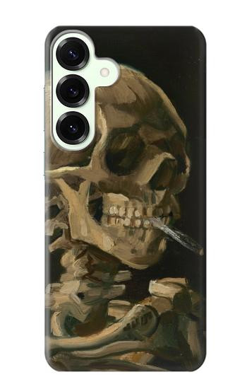 W3358 Vincent Van Gogh Skeleton Cigarette Case Cover Custodia e Flip Case per Samsung Galaxy S25 Plus