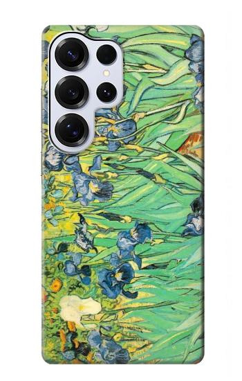 W0210 Van Gogh Irises Case Cover Custodia e Flip Case per Samsung Galaxy S25 Ultra