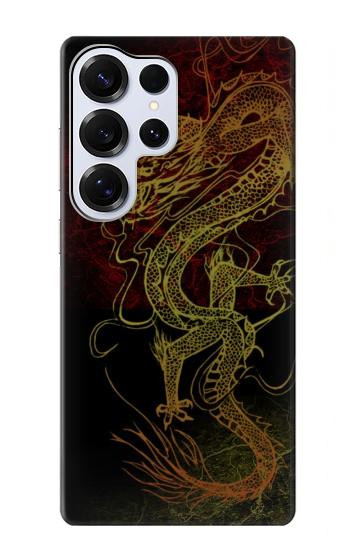 W0354 Chinese Dragon Case Cover Custodia e Flip Case per Samsung Galaxy S25 Ultra