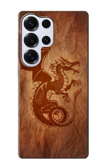 W3086 Red Dragon Tattoo Case Cover Custodia e Flip Case per Samsung Galaxy S25 Ultra