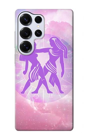 W3259 Zodiac Gemini Case Cover Custodia e Flip Case per Samsung Galaxy S25 Ultra