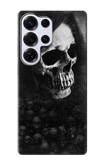 W3333 Death Skull Grim Reaper Case Cover Custodia e Flip Case per Samsung Galaxy S25 Ultra