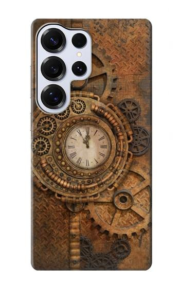 W3401 Clock Gear Steampunk Case Cover Custodia e Flip Case per Samsung Galaxy S25 Ultra