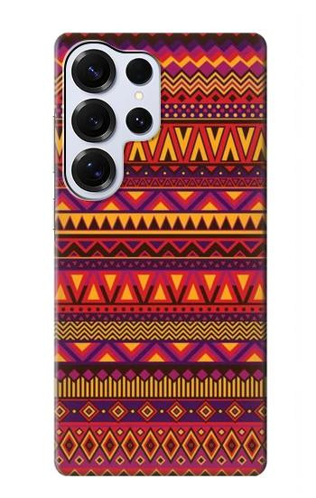 W3404 Aztecs Pattern Case Cover Custodia e Flip Case per Samsung Galaxy S25 Ultra