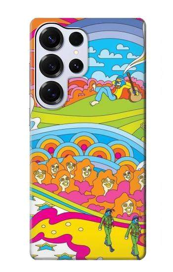 W3407 Hippie Art Case Cover Custodia e Flip Case per Samsung Galaxy S25 Ultra W3407 Hippie Art Case Cover Custodia e Flip Case per Samsung Galaxy S25 Ultra