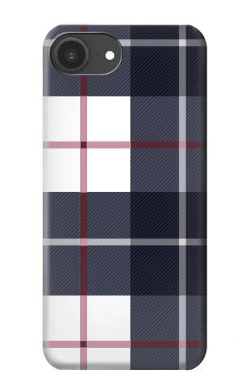 W3452 Plaid Fabric Pattern Case Cover Custodia e Flip Case per iPhone 16e
