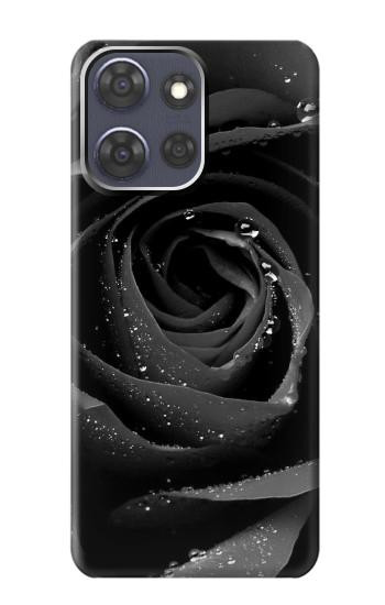 W1598 Black Rose Case Cover Custodia e Flip Case per Motorola Moto G Power (2025) W1598 Black Rose Case Cover Custodia e Flip Case per Motorola Moto G Power (2025)