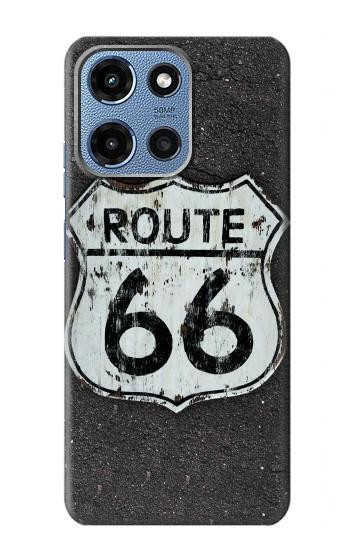 W3207 Route 66 Sign Case Cover Custodia e Flip Case per Motorola Moto G 5G (2025)