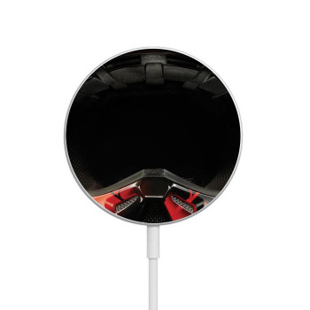 W1373 Motorcycle Helmet Caricabatterie wireless magnetico con MagSafe 15W per iPhone 16 15 14 13 12