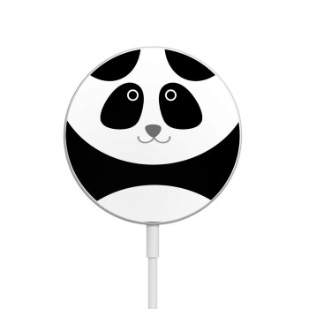 W2085 Panda Minimalist Caricabatterie wireless magnetico con MagSafe 15W per iPhone 16 15 14 13 12