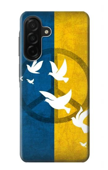 W3857 Peace Dove Ukraine Flag Case Cover Custodia e Flip Case per Samsung Galaxy A26