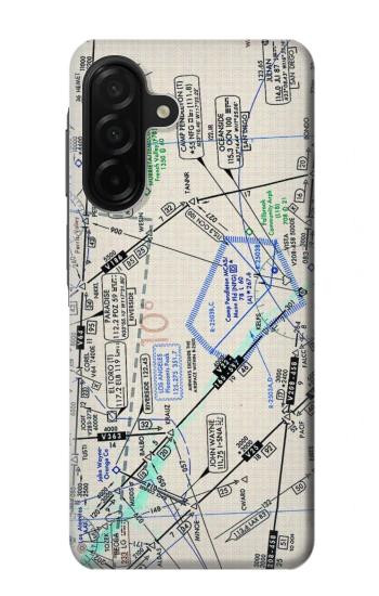 W3882 Flying Enroute Chart Case Cover Custodia e Flip Case per Samsung Galaxy A26