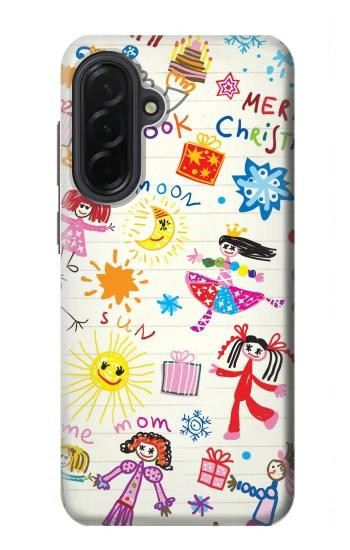 W3280 Kids Drawing Case Cover Custodia e Flip Case per Samsung Galaxy A36