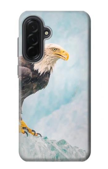 W3843 Bald Eagle On Ice Case Cover Custodia e Flip Case per Samsung Galaxy A36