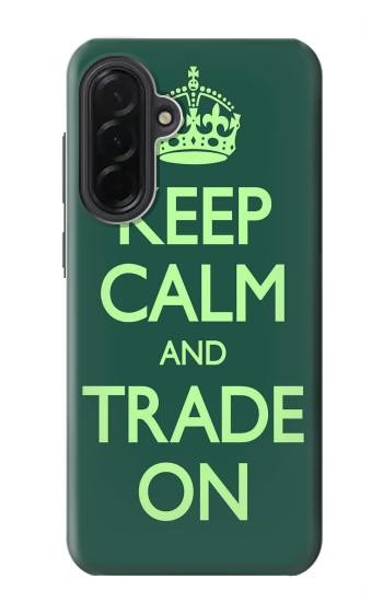 W3862 Keep Calm and Trade On Case Cover Custodia e Flip Case per Samsung Galaxy A36