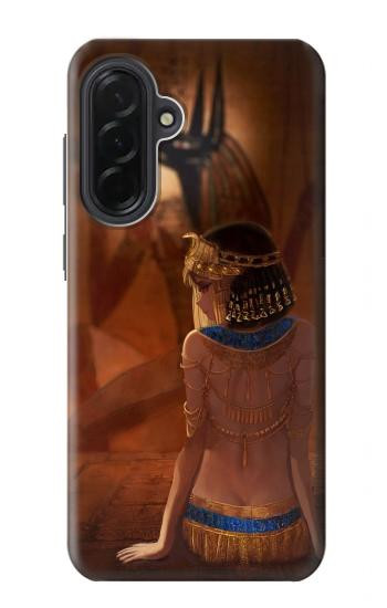 W3919 Egyptian Queen Cleopatra Anubis Case Cover Custodia e Flip Case per Samsung Galaxy A36