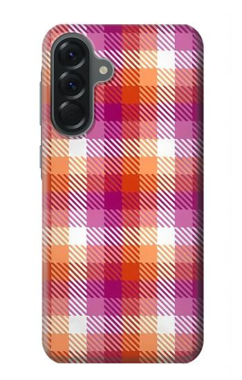 W3941 LGBT Lesbian Pride Flag Plaid Case Cover Custodia e Flip Case per Samsung Galaxy A56