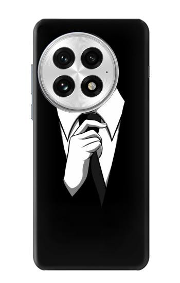 W1591 Anonymous Man in Black Suit Case Cover Custodia e Flip Case per OnePlus 13