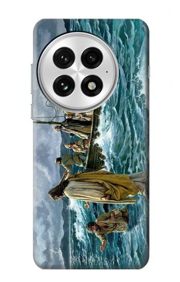 W1722 Jesus Walk on The Sea Case Cover Custodia e Flip Case per OnePlus 13