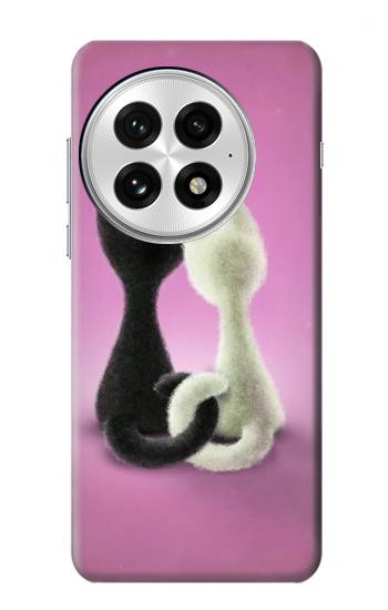 W1832 Love Cat Case Cover Custodia e Flip Case per OnePlus 13