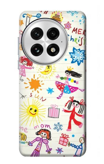 W3280 Kids Drawing Case Cover Custodia e Flip Case per OnePlus 13